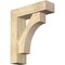 Ekena Millwork Westlake Block Rough Sawn Bracket w/ Offset Brace, Douglas Fir, 6"W x 20"D x 24"H BKT0604X20X24WTL05RDF - alternate 1